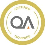 ISO 22000 Certification Badge